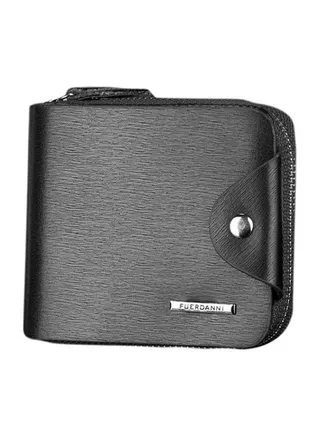 Multi-Purpose Leather Wallet Black 