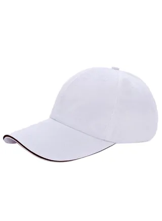 Adjustable Snapback Baseball Cap Whit/Black 