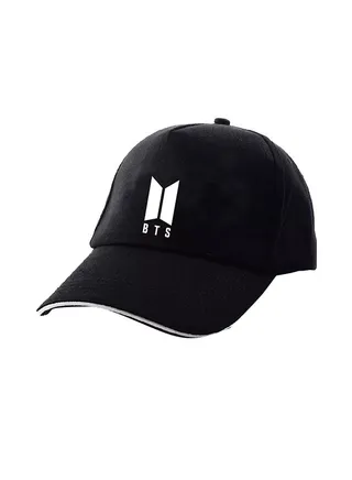BTS Sign Pattern Cap Black 