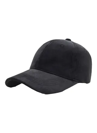Embroidered Cricket Cap Black 