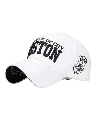 Baseball Snapback Cap White 