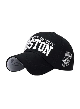 Baseball Snapback Cap Black 