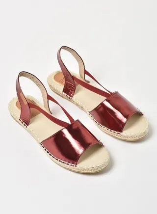 Women's Casual Espadrilles Burgundy 