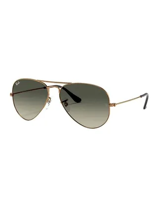 Gradient Aviator Sunglasses - Lens Size: 58 mm 