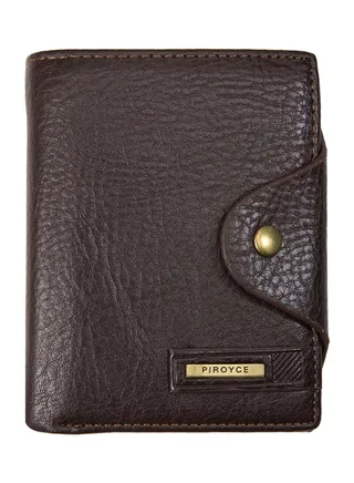 Leather Multifunction Wallet Coffee 