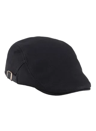 Duckbill Flat Cap Black 