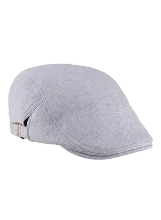 Classic Beret Cap Light Grey 