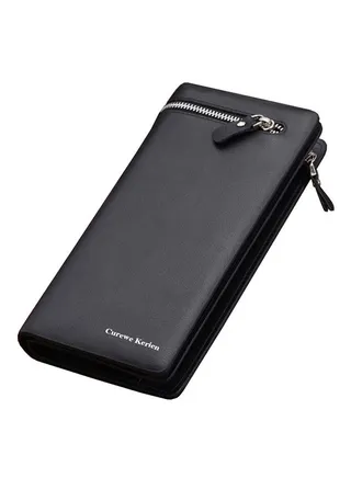 Exclusive Zipper Wallet Black 