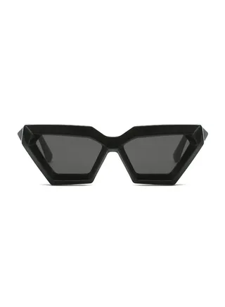 Minimalist Diamond-shaped Sunglasses - Unisex Cat Eye Sunglasses for Men and Women 