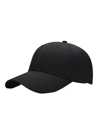 Baseball Snapback Cap Black 