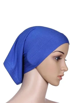 Islamic Underscarf Hijab Blue 