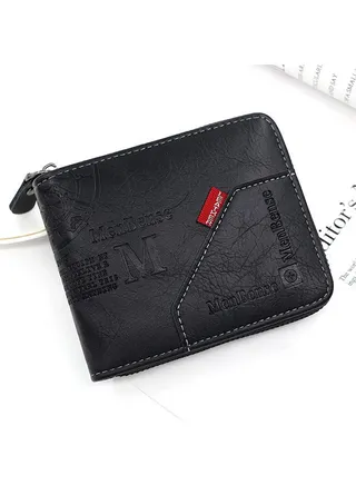 Men's Wallet Short Wallet Card Bag Certificate Bag 11.5*10*3cm 
