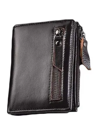 Bi-Fold Mens Wallet Deep Coffee 