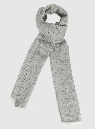 Casual Regular Scarf Grey 