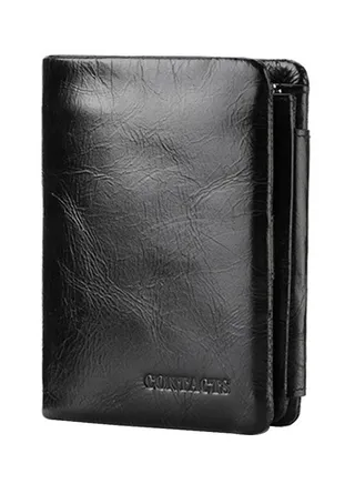 Leather Wallet Black 