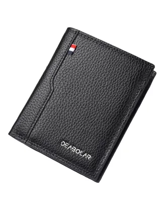 Multi-Function Short Trendy Wallet Black 