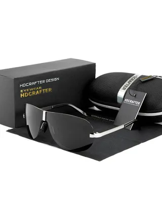 Men's Rimless Polarized Shield Frame Sunglasses - Lens Size: 72 mm 