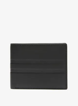 Mens Textured Bi Fold Wallet