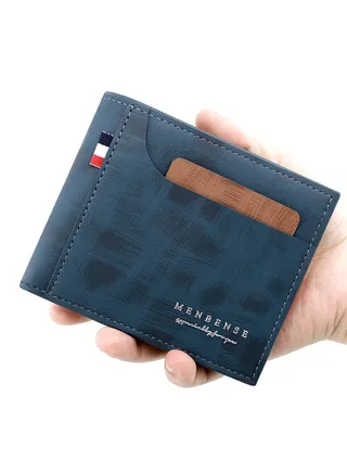 Business Men's Wallet Short Wallet Card Holder Document Bag 12*9.5*2cm 