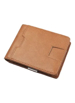 Bi-Fold Mens Wallet Coffee 
