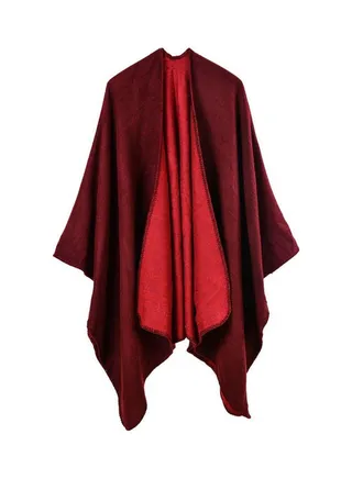 Solid Shawl Red 