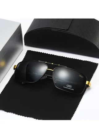 Audi Fashion Sunglasses Gold 