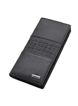 Leather Multifunctional Wallet Black 