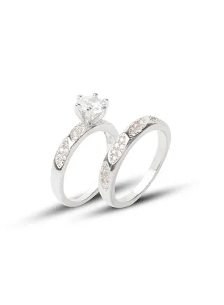 Silver Twins Ring 