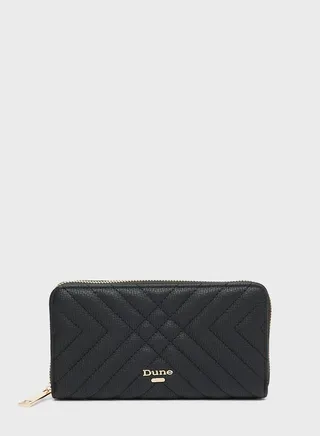 Quilted Zipper Wallet
