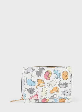Zip Around Printed Wallet