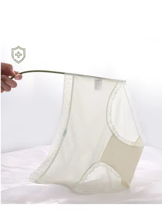 4PC Women's Briefs Ladies Girl's High-waist Cotton Underwear High Stretch Panties Soft 