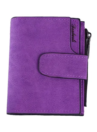 Vintage Design Wallet Purple 