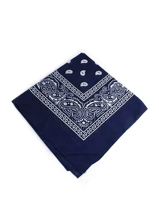 Hip-Hop Style Fashion Bandana Navy Blue 
