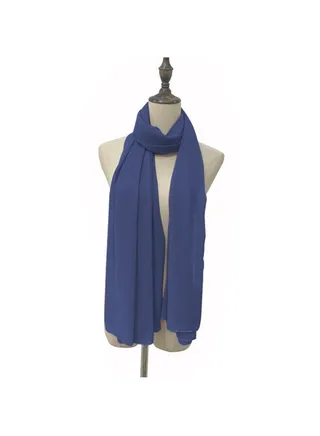 Solid Color Chiffon Scarf 