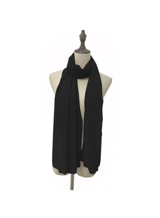 Solid Color Chiffon Scarf 