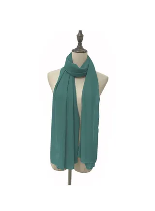 Solid Color Chiffon Scarf 
