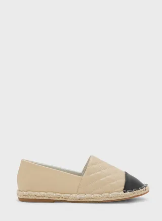 Toecap Quilted Espadrille