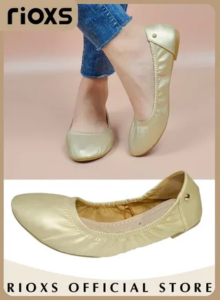 Women's Belice Ballet Flat Ultra Soft Round Toe Slip on Comfortable Flat Shoes Walking Ballerina Shoes 
