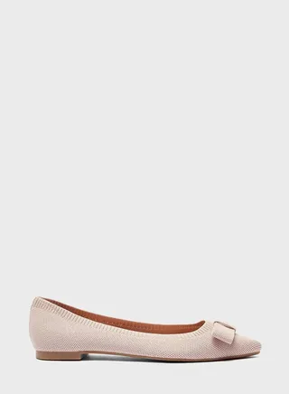 Pointed Toe Flat Ballerinas 