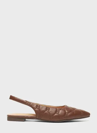 Open Back Flat Ballerinas