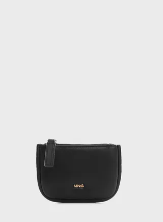 Logo Detail Zip Over Wallets