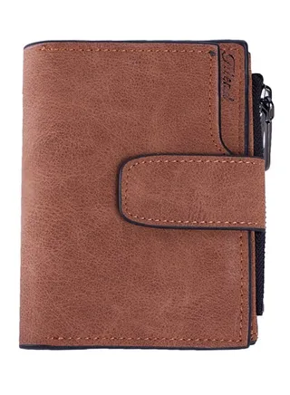 Vintage Design Wallet Brown 