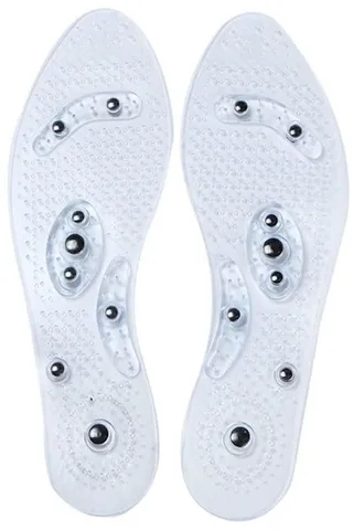Magnetic Massage Insole Pair Clear 