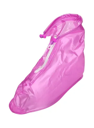 Waterproof Rain Shoes Covers Pink 
