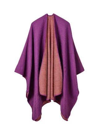 Solid Shawl Purple 