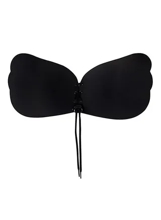 Strapless Silicone Bra Black 