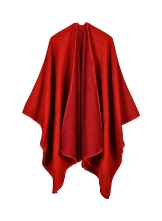 Solid Shawl Red 