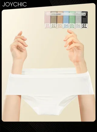 Weekly Enjoy 7 Pack of Boxed Lady Pure Cotton Disposable Underwear Skin-friendly Breathable Underpants High Stretch Panties for Pregnant Women Confinement Daily Travel Hotel 