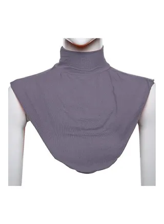 Comfortable Top Neck Scarf Grey 