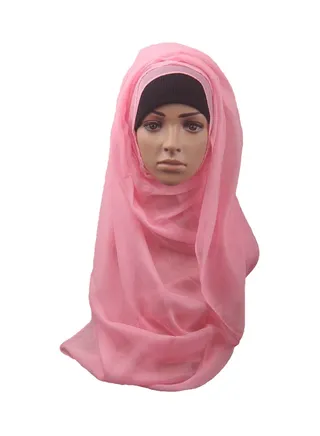 Fashion Head Cover Hijab HL288 Pink 